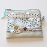 Vintage Button Coin Purse