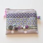 Vintage Button Coin Purse